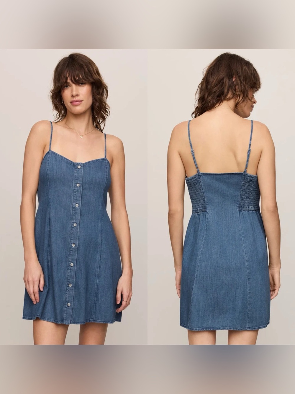 ANGEL EYES DENIM MINI DRESS - Z SUPPLY
